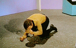Captain Kirk throwing a tantrum